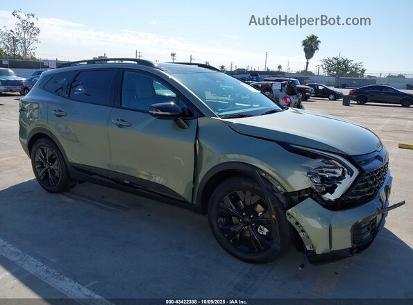 KNDPZDDH3S7237975 2025 KIA SPORTAGE PLUG-IN HYBRID Зеленый Вид спереди