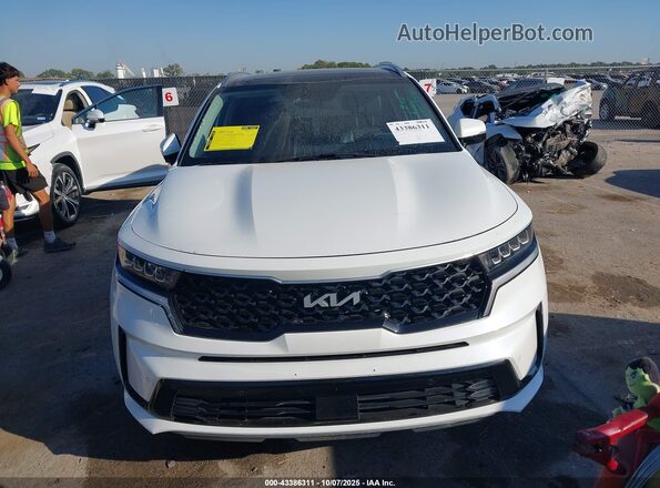 KNDRHDLG4P5188597 2023 KIA SORENTO HYBRID White Вид щитка приладів