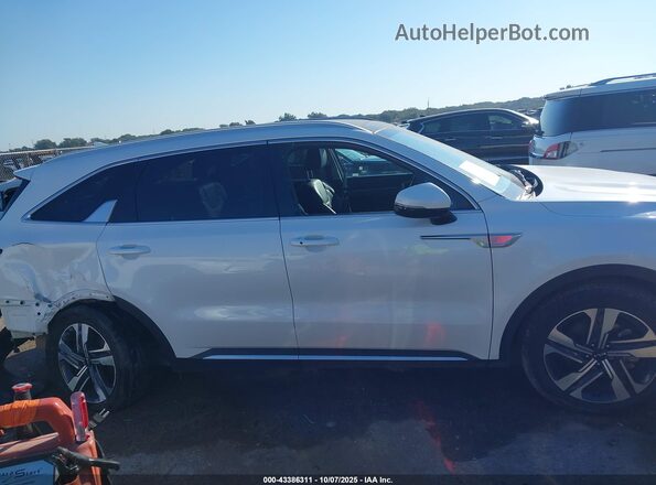 KNDRHDLG4P5188597 2023 KIA SORENTO HYBRID White Вид задньої частини салону