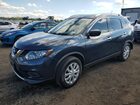 2016 Nissan Rogue S Синий vin: KNMAT2MV7GP655402