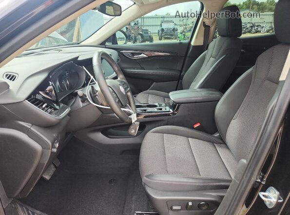 LRBAZLR41MD192558 2021 BUICK ENVISION Black Front interior view