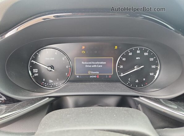 LRBAZLR41MD192558 2021 BUICK ENVISION Black Instrument cluster view