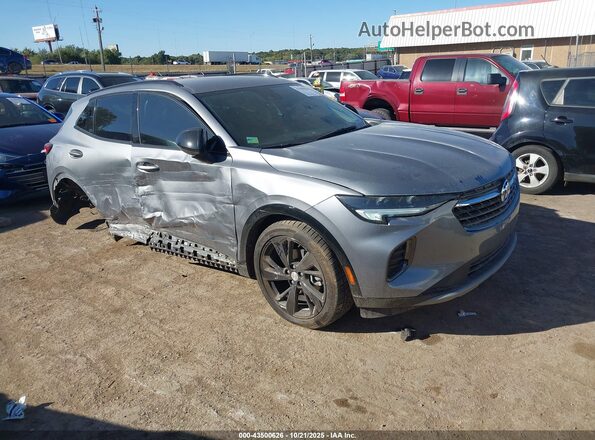 LRBAZLR48MD109921 2021 BUICK ENVISION Gray Front right
