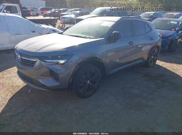 LRBAZLR48MD109921 2021 BUICK ENVISION Gray Front left