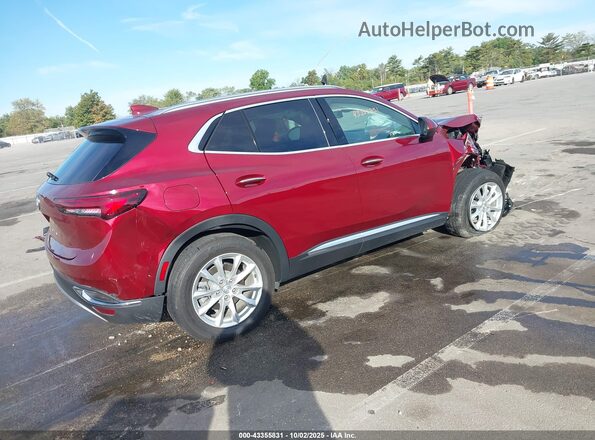 LRBAZLR48MD179192 2021 BUICK ENVISION Burgundy Rear right