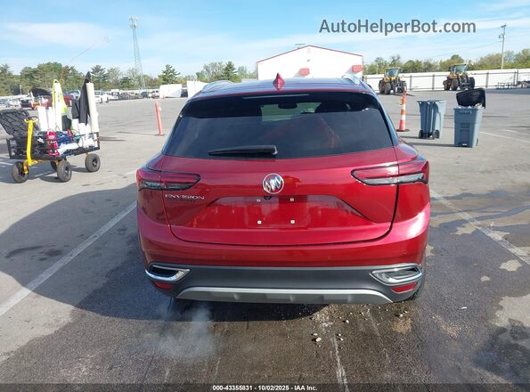 LRBAZLR48MD179192 2021 BUICK ENVISION Burgundy 