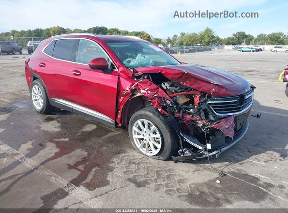 LRBAZLR48MD179192 2021 BUICK ENVISION Burgundy Front right