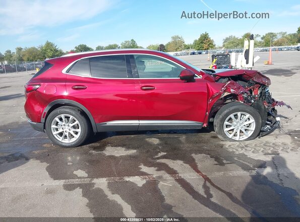 LRBAZLR48MD179192 2021 BUICK ENVISION Burgundy Rear interior view