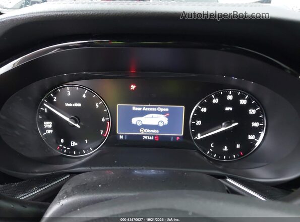 LRBAZLR4XMD177248 2021 BUICK ENVISION Gray უკანა სავარძლების ხედი