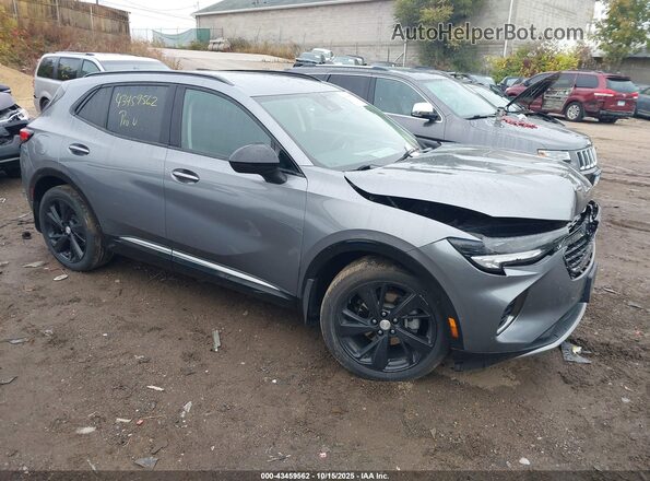 LRBFZMR40MD048124 2021 BUICK ENVISION Gray Front right