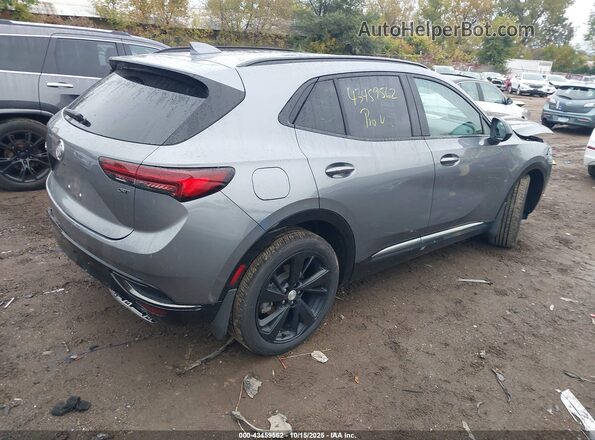 LRBFZMR40MD048124 2021 BUICK ENVISION Gray Rear right