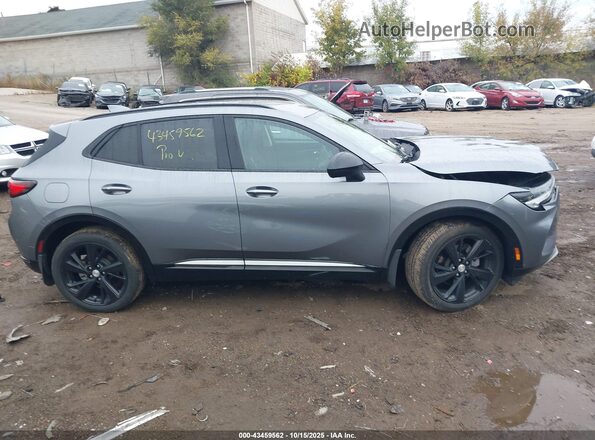 LRBFZMR40MD048124 2021 BUICK ENVISION Gray Rear interior view