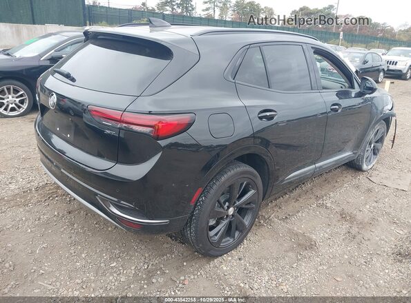 LRBFZMR43MD183632 2021 BUICK ENVISION Черный Задняя правая четверть