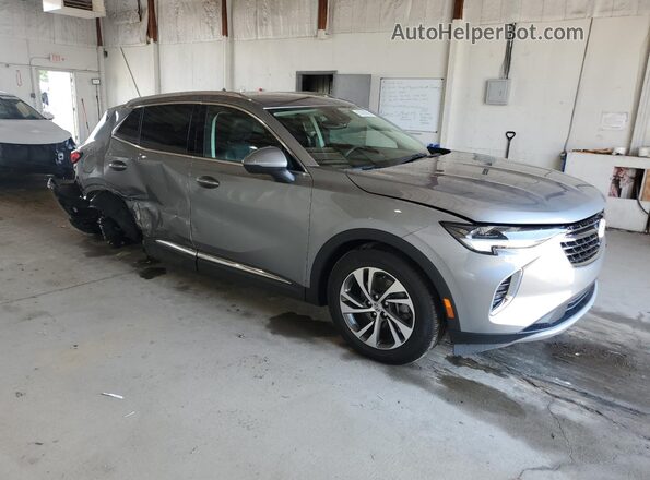 LRBFZNR44PD035662 2023 BUICK ENVISION Gray Przód prawy