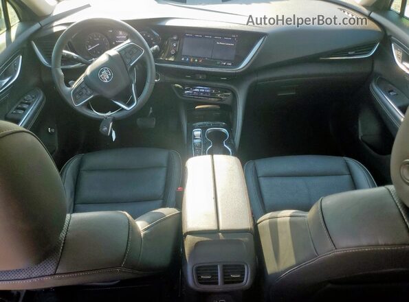 LRBFZNR45MD178003 2021 BUICK ENVISION Black წინა პანელის ხედი