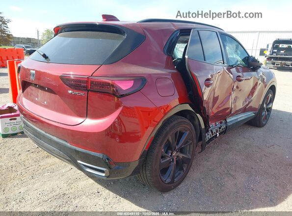 LRBFZPE47RD052122 2024 BUICK ENVISION Темно-бордовый Задняя правая четверть