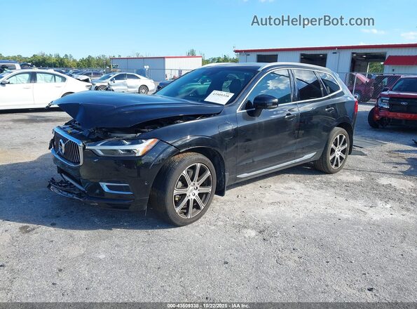 LYVBR0DL7JB122295 2018 VOLVO XC60 HYBRID Черный Передняя левая четверть