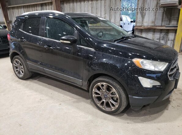 MAJ3P1VE3JC210813 2018 FORD ECOSPORT Черный Передняя правая четверть