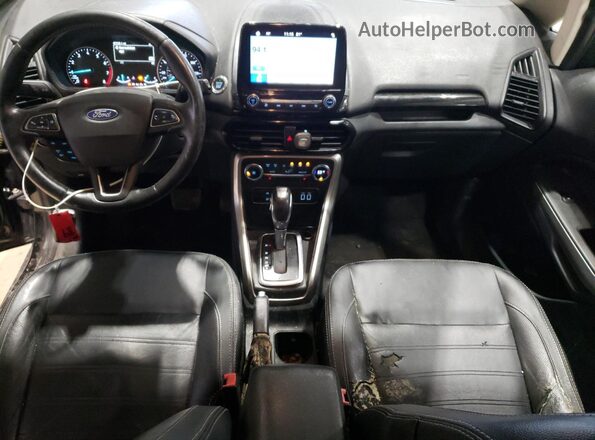 MAJ3P1VE3JC210813 2018 FORD ECOSPORT Черный Вид панели приборов