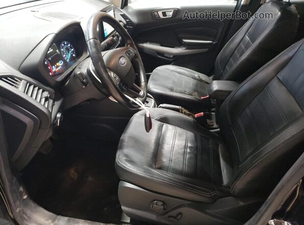 MAJ3P1VE3JC210813 2018 FORD ECOSPORT Черный Вид салона спереди