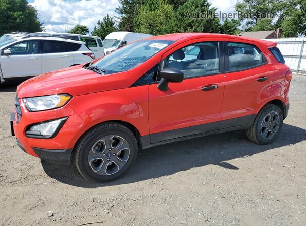 MAJ3S2FE6LC378211 2020 FORD ECOSPORT Red Передня ліва чверть