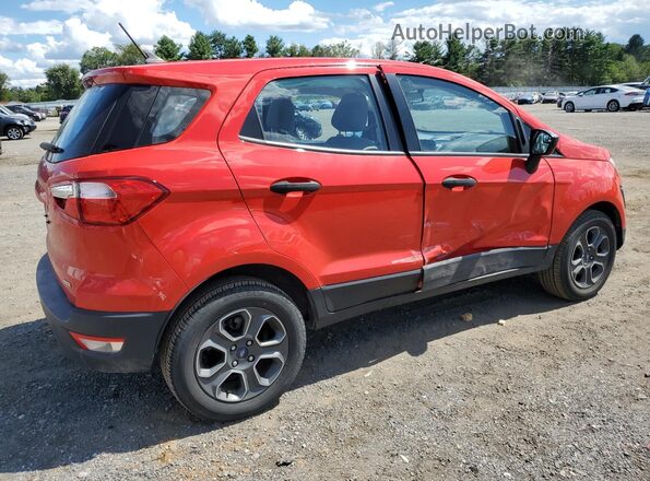 MAJ3S2FE6LC378211 2020 FORD ECOSPORT Red Задня права чверть