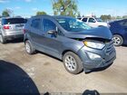 2020 Ford Ecosport Se Gray vin: MAJ3S2GEXLC378260