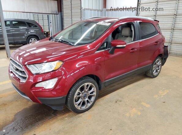 MAJ3S2KE8LC376756 2020 FORD ECOSPORT Red Առջևի ձախ երեք քառորդ տեսարան