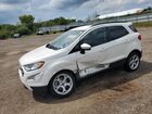 2021 Ford Ecosport Se White vin: MAJ6S3GLXMC455082