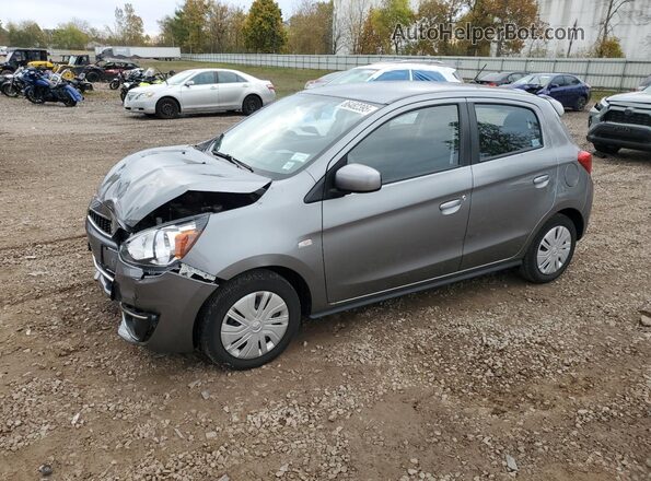 ML32A3HJ3JH006580 2018 MITSUBISHI MIRAGE Gray Передня ліва чверть