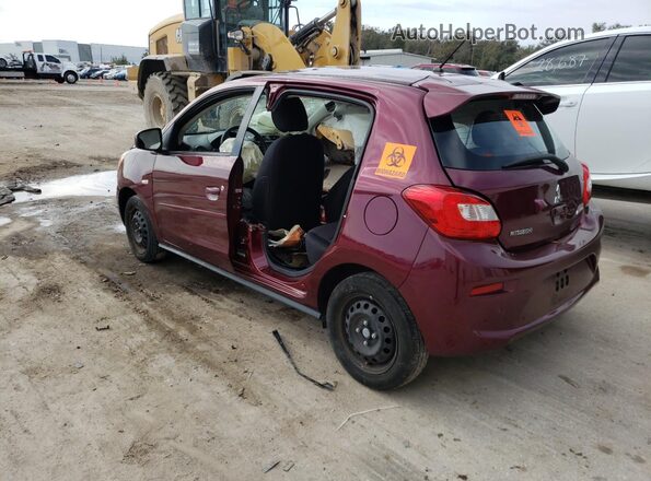 ML32A3HJ6JH001535 2018 MITSUBISHI MIRAGE Maroon უკანა მარცხენა