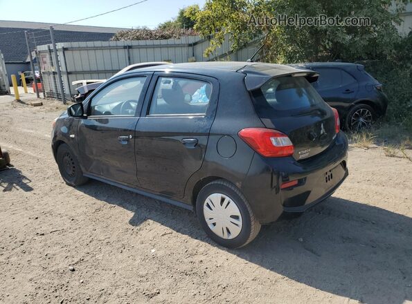 ML32A3HJ6JH002183 2018 MITSUBISHI MIRAGE Black Tył lewy