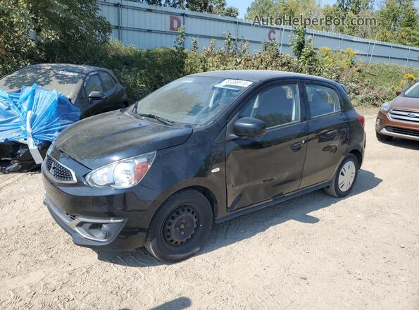 ML32A3HJ6JH002183 2018 MITSUBISHI MIRAGE Black Przód lewy