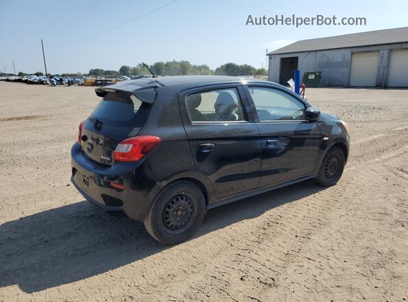 ML32A3HJ6JH002183 2018 MITSUBISHI MIRAGE Black Tył prawy