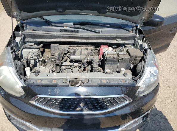 ML32A3HJ6JH002183 2018 MITSUBISHI MIRAGE Black Widok wnętrza z tyłu