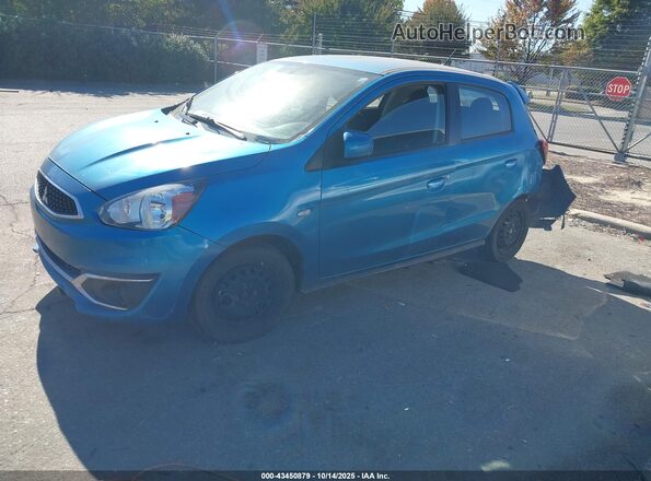 ML32A3HJ8LH004567 2020 MITSUBISHI MIRAGE Синий Передняя левая четверть