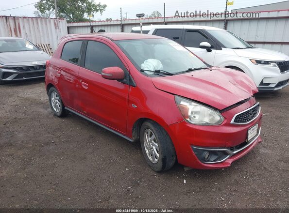 ML32A4HJ8JH012283 2018 MITSUBISHI MIRAGE Красный Передняя правая четверть