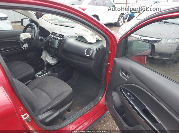 ML32A4HJ8JH012283 2018 MITSUBISHI MIRAGE Красный Вид салона спереди