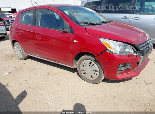 ML32AUHJ0MH010676 2021 MITSUBISHI MIRAGE Красный Передняя правая четверть
