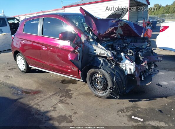 ML32AUHJ7MH011517 2021 MITSUBISHI MIRAGE Бордовый Передняя правая четверть