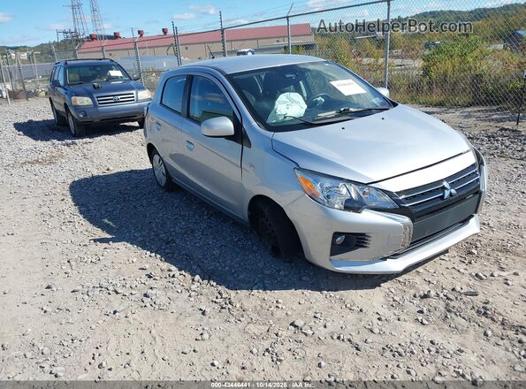 ML32AUHJ7MH011887 2021 MITSUBISHI MIRAGE Серебряный Передняя правая четверть