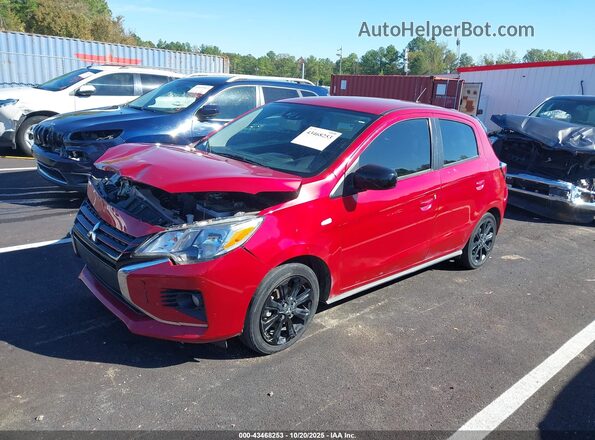 ML32AWHJ8NH005013 2022 MITSUBISHI MIRAGE Maroon Передня ліва чверть