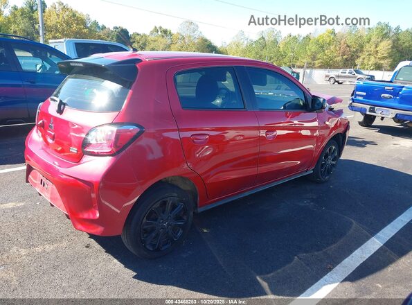 ML32AWHJ8NH005013 2022 MITSUBISHI MIRAGE Maroon Задня права чверть
