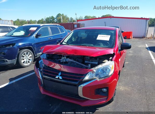 ML32AWHJ8NH005013 2022 MITSUBISHI MIRAGE Maroon Вид спереду