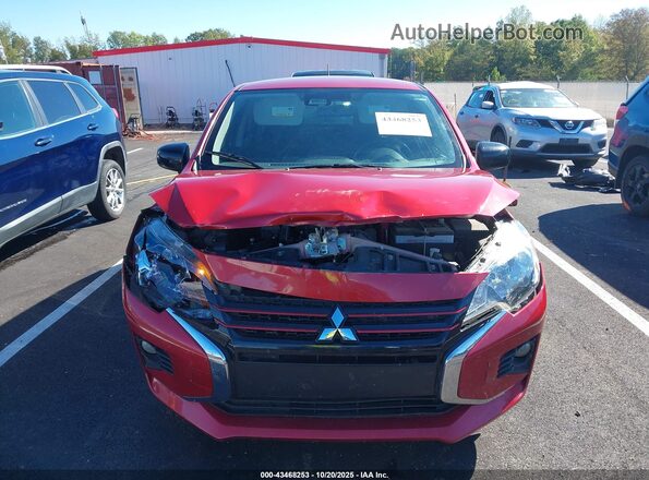 ML32AWHJ8NH005013 2022 MITSUBISHI MIRAGE Maroon Вид щитка приладів