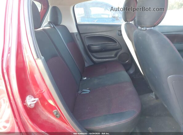 ML32AWHJ8NH005013 2022 MITSUBISHI MIRAGE Maroon Вид наклейки з VIN-кодом