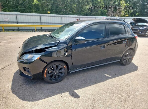 ML32AWHJXNH003232 2022 MITSUBISHI MIRAGE Черный Передняя левая четверть