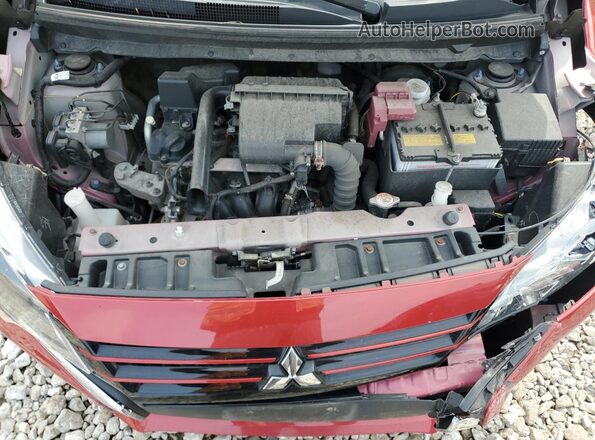 ML32AWHJXNH009788 2022 MITSUBISHI MIRAGE Красный Вид задней части салона
