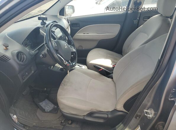 ML32F3FJ0JHF12200 2018 MITSUBISHI MIRAGE Gray წინა სალონის ხედი