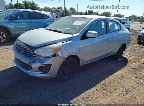 ML32F3FJ2JHF04079 2018 MITSUBISHI MIRAGE G4 Серебряный Передняя левая четверть